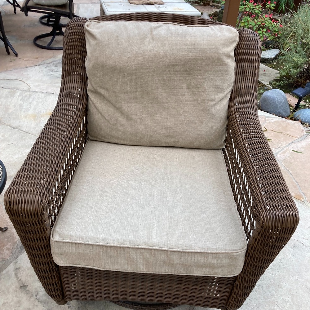 Hampton Bay Spring Haven Deep Seat Cushion Covers 4 Sets